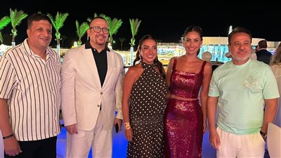 روجينا وإيهاب فهمي في لجنة تحكيم إيجيبت جوت تالنت بشرم الشيخ