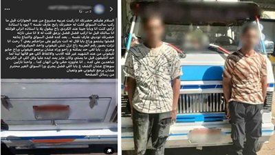 خالف خط السير وسب راكبة.. سقوط سائق ميكروباص ومساعده في سوهاج