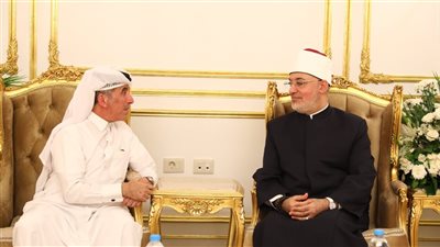 مفتي يلتقي رئيس مركز الدوحة الدولي لحوار الأديان لبحث آفاق التعاون المشترك