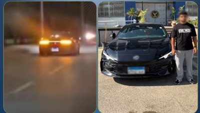 ضبط طالب بعد قيادته سيارة والتسبب في حادث وفراره بالشيخ زايد