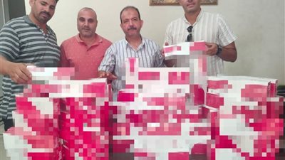 ضبط 1000 علبة سجائر و2000 لتر بنزين و2 طن نخالة مجهولة االمصدر بكفر الدوار 