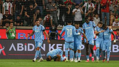 نتيجة وأهداف مباراة طرابزون وجينتشلربيرلجي الشوط الثاني (5-0) في الدوري التركي
