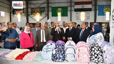 محافظ الفيوم يعلن انطلاق المرحلة الثانية من مبادرة توفير مستلزمات المدارس