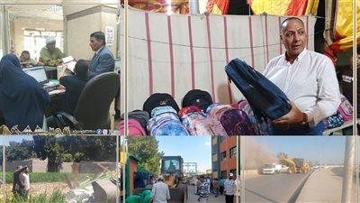 حملات مكثفة ببني سويف لإزالة التعديات ومتابعة جاهزية المدارس والخدمات |صور