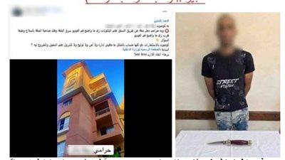 ضبط لص بعد تسلقه شرفة منزل وسرقة هاتف محمول وتهديد صاحبته في الجيزة