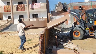 إزالة 32 حالة تعد على مساحة 15 فدانا وأراض بمحافظة الإسماعيلية