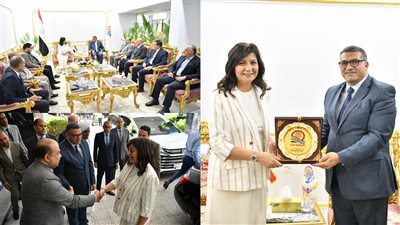 محافظ قنا والسفيرة نبيلة مكرم يبحثان تعزيز التعاون وتوسيع المبادرات التنموية 