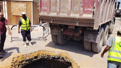 الأوقاف تعالج هبوط بمحيط مسجد الإمام الشافعي بالتنسيق مع أجهزة الدولة
