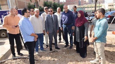 محافظ المنوفية يتفقد بدء أعمال الرصف والتطوير بشوارع حي شرق شبين الكوم 