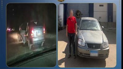 ضبط قائد سيارة ببني سويف لقيامه بحركات استعراضية بالطريق