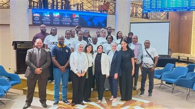 البورصة المصرية تستقبل 25 طالبا وأكاديميا من جامعة KCA الكينية