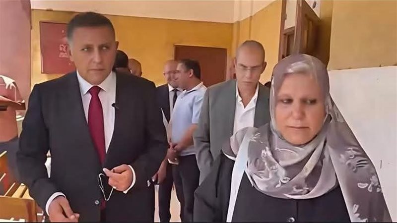 محافظ القليوبية والمديرة