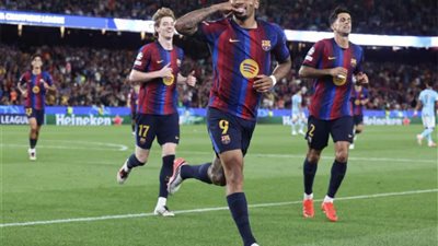نتيجة وأهداف مباراة برشلونة وفينورد الشوط الثاني (5-1) بدوري الأبطال 2026