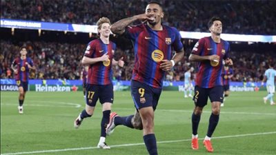 نتيجة وأهداف مباراة برشلونة وفينورد الشوط الثاني (5-1) بدوري الأبطال 2026