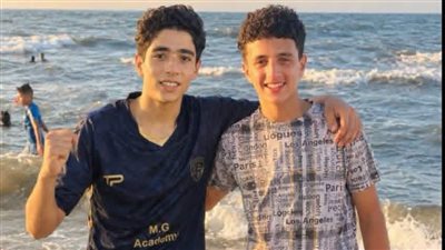 انتشال جثمان اللاعب الثاني عبد الله بعد ساعات من البحث في بحر جمصة