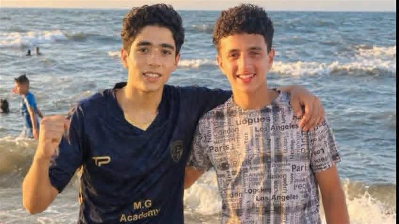 صوره اللاعبيين الغرقى
