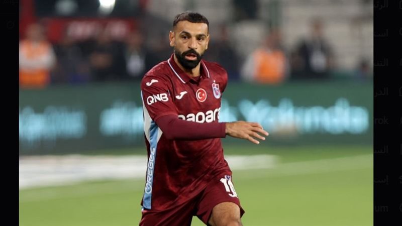 صلاح في مباراة طرابزون