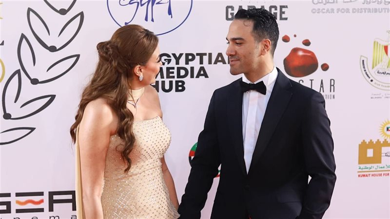 بشرى وزوجها خالد