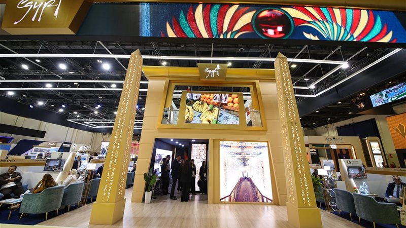 جانب من الجناح المصري