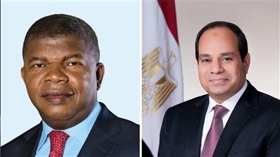 جلسة مباحثات مغلقة بين الرئيس السيسي ورئيس جمهورية أنجولا
