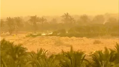 مصر تحت الغبار.. عاصفة رملية تجتاح البلاد وتحذيرات من تأثيرها على المرور 