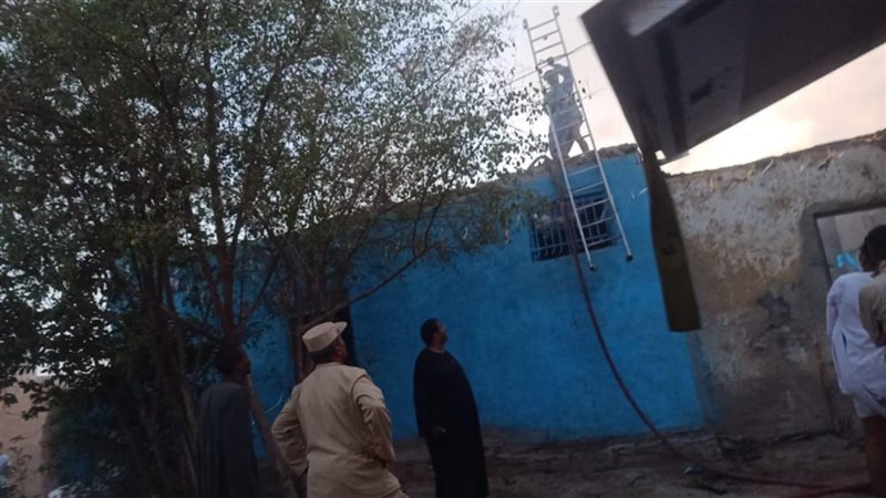 حريق قنا