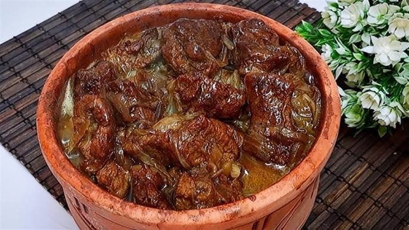 طاجن لحمة بالبامية