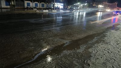 أمطار غزيرة تضرب محافظة الفيوم اليوم