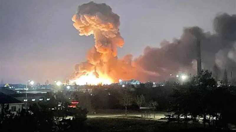 اندلاع حريق في منطقة