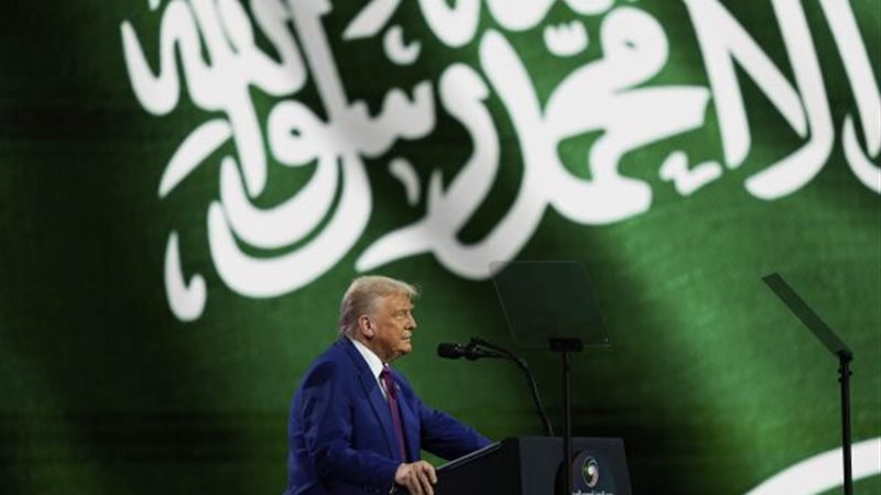 خطاب ترامب بالرياض