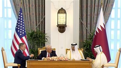 مذكرة تفاهم دفاعية بين قطر والولايات المتحدة بحضور الشيخ تميم وترامب| فيديو