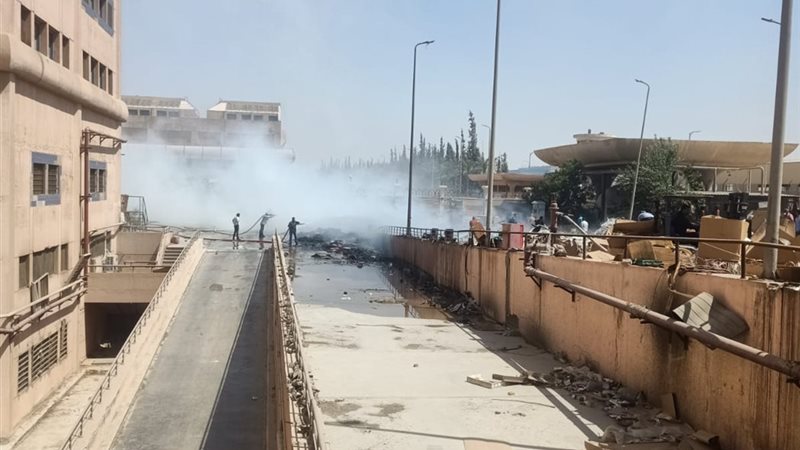 آثار الحريق